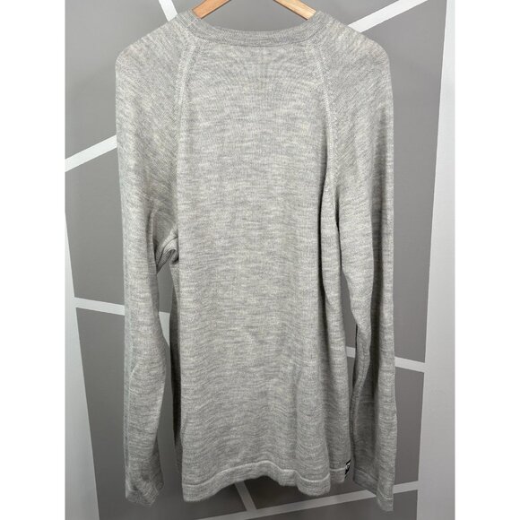 Paka Royal Alpaca Wool Sweater Men’s XXL Heather Grey Handmade Crewneck Pullover - Picture 2 of 16